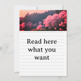 Elegant Cherry Blossom Wedding Invitation - Romant Inbjudningar