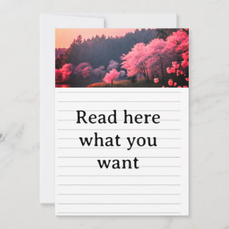 Elegant Cherry Blossom Wedding Invitation - Romant Inbjudningar