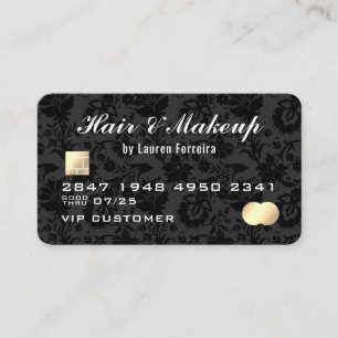 Elegant Chic Beauty Professional Falsk Kreditkort Visitkort