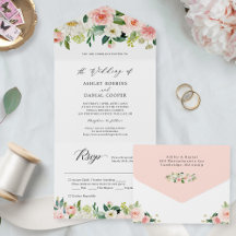 Elegant Chic Blommigt Bröllop (inget ENV behövs)