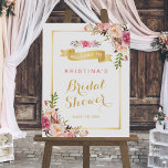 Elegant Chic Blommigt Guld Ram Möhippa Poster<br><div class="desc">Välkomna gästerna i stil med Chicens Blommigt Guld Ram Möhippa-skylt. Det här tecknet har ett vackert blommönster och ett guld ram, skapar perfekten för alla chic eller sofistikerade möhippor. Detta tecken är ett underbart sätt att ange tonen för ett minnesvärt firande och göra ett bestående intryck på era gäster. För...</div>