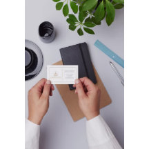 Elegant Chic Blue, White, Brown Real Gods Agent