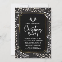 Elegant Chic Botanisk Krans Hjort Jul