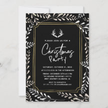 Elegant Chic Botanisk Krans Hjort Jul