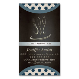 ELEGANT CHIC CATERING / POLKA DOTS VISITKORTMAGNET