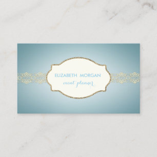 Elegant Chic Charming, Guldspetsar Visitkort