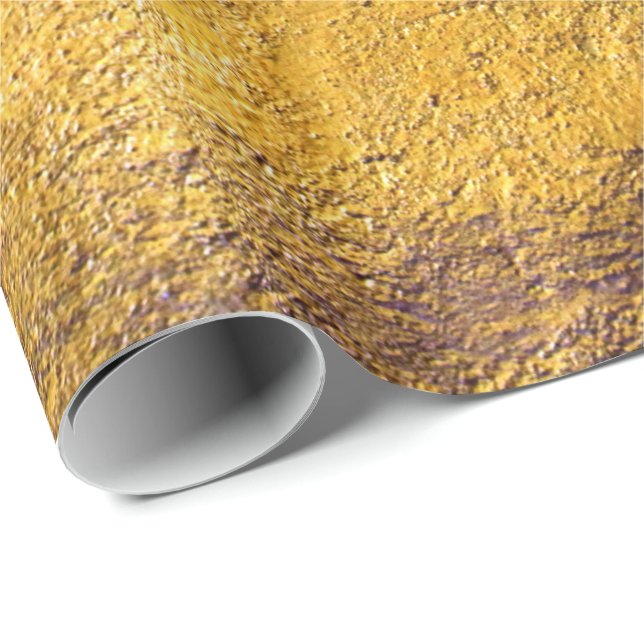 Elegant Chic Chiny Golden Wrapping Papper Presentpapper (Rullad Hörn)