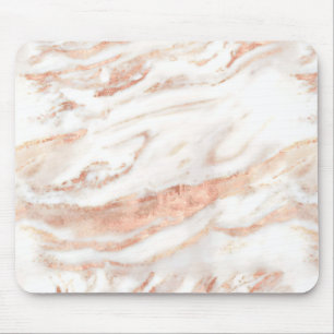 Elegant Chic Copper Ro Guld Marble Musmatta
