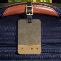 Elegant Chic, eget namn för läderbrun guld