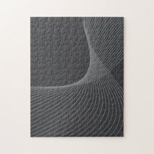 Elegant, chic, enkel, modern grafisk mönster-konst pussel