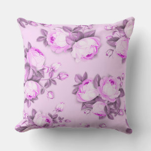 Elegant chic floral kudde