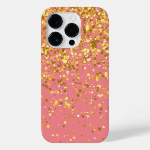 Elegant Chic Glitter Guld Rosa