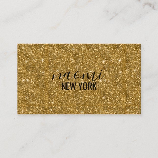 Elegant chic guld moderna kvadratminimalistisk sva visitkort (Framsida)