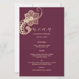 Elegant Chic Guld Paisley