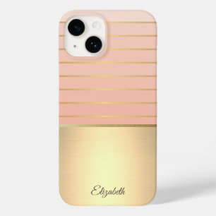 Elegant Chic Guld Randig