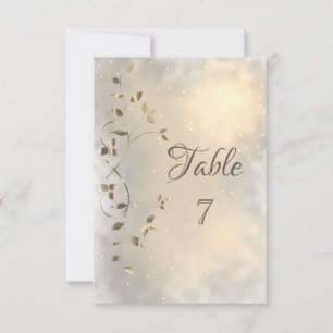 Elegant Chic Guldblad Inbjudningar