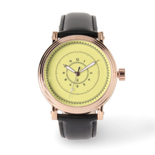 Elegant Chic Herr Rose Gold Vintage Armbandsur