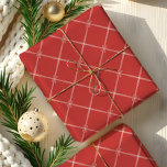Elegant Chic julklapp & band Mönster Red Presentpapper<br><div class="desc">Höj din helgdag-ge med vår Elegant Chic julfack och Ribbon Mönster Red-inslagning papper. Denna lyxiga pappra omslutning har en fantastisk julbog som är sammanflätad med ett sofistikerat diagonalt band diagonalt mönster och skapar en enastående visuell effekt. Den röda bakgrunden i riken tillför en smula elegans och fesktivitet, skapar den perfektens...</div>