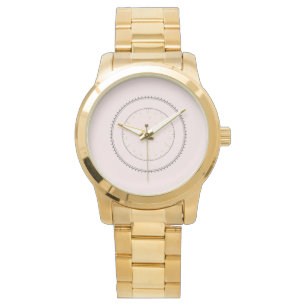 Elegant Chic Kvinnobevakning i Guld Armbandsur