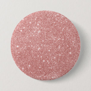 Elegant Chic Luxury Faux Glitter Ro Guld Knapp