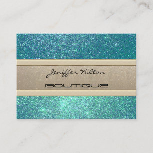 Elegant chic lyxglitter i contemporary visitkort