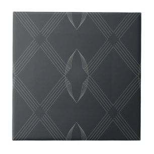 Elegant, chic, lyxig, enkel linje mönster kakelplatta