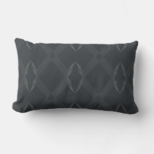 Elegant, chic, lyxig, enkel linje mönster lumbarkudde