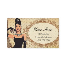 Elegant chic modeBoutiquevisitkort