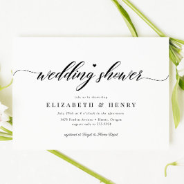 Elegant Chic Möhippa Par Möhippa Inbjudningar