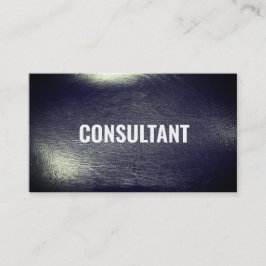 Elegant chic, professionell av svart läder visitkort