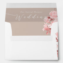 Elegant Chic Ro Bröllop