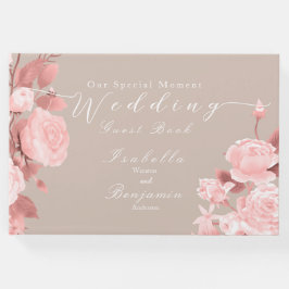 Elegant Chic Ro Bröllop Gästböcker