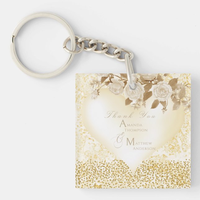 Elegant Chic Ro Monogram Guld (Framsidan)