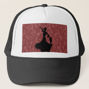 Elegant chic Romly Fuask flamenco-dansare Truckerkeps