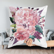 Elegant Chic Rosa VattenfärgsBlommigt