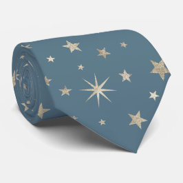 Elegant Chic Silver Stars Monogrammed Dusty Blue Slips