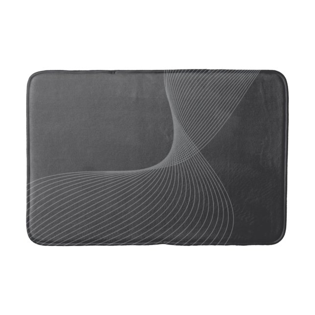 Elegant, chic, simple, modern graphic pattern art badrumsmatta (Framsidan)