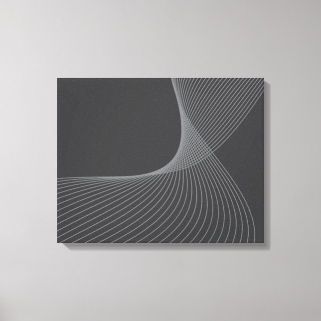 Elegant, chic, simple, modern graphic pattern art canvastryck (Framsida)