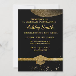 Elegant Chic Studenten Inbjudningar