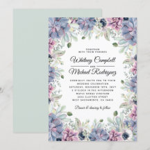 Elegant Chic Succult Blommigt Bröllop