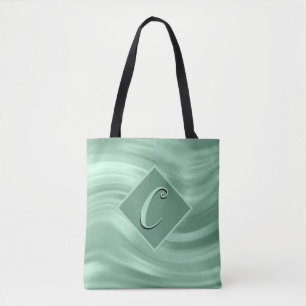 Elegant Chic Teal Swirl Modern Tygkasse