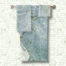 Elegant chic, vit marmor av grått silver glitter