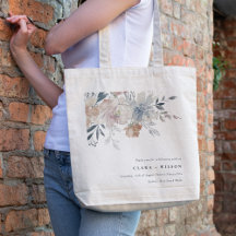 Elegant Chic Watercolor Blommigt Bröllop