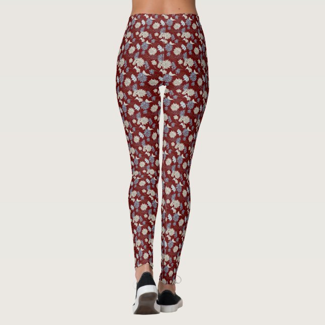 Elegant Chic Wildblomma Leggings (Baksida)