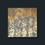 elegant chick faux guld och grått brushstroks canvastryck<br><div class="desc">Modern utformning och snyggt som representerar faux guld och grått brushstrokes.</div>