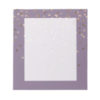 elegant chick glam ro guld konetti dots violi