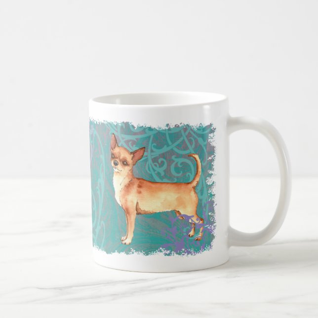 Elegant Chihuahua Kaffemugg (Höger)