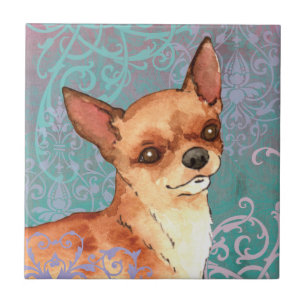 Elegant Chihuahua Kakelplatta