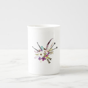 Elegant chinakopp benporslin mugg
