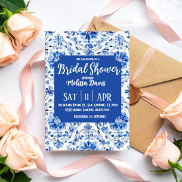 Elegant Chinoiserie Bridal Shower Invitation Inbjudningar